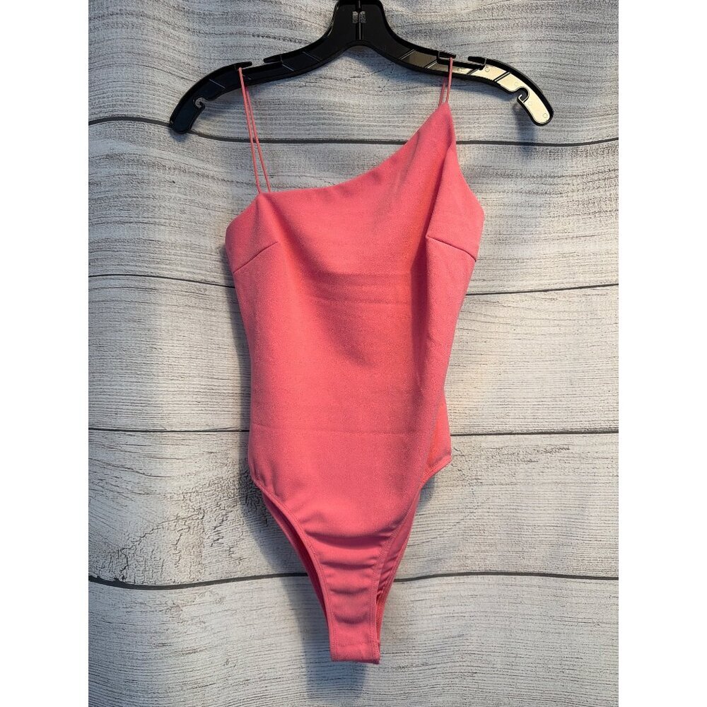 Princess Polly Evella Asymmetric Bodysuit Size 4